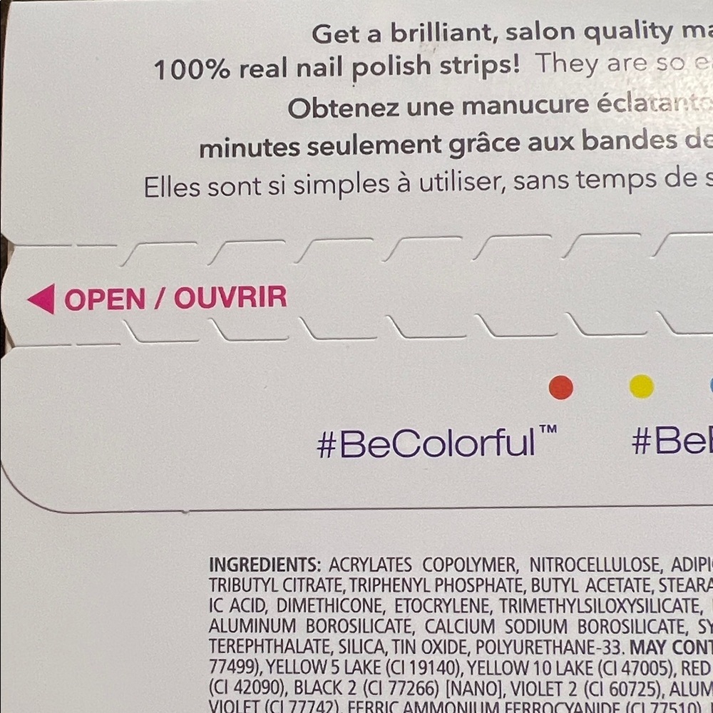 Color Street - Spring Picnic Colorful Nail Polish Strips - Picture 4 of 5